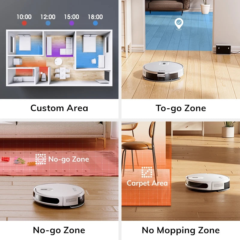 Aspirateur Robot Autonome LiDAR 5000Pa